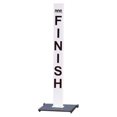 Official Finish Post with Rollaway Base