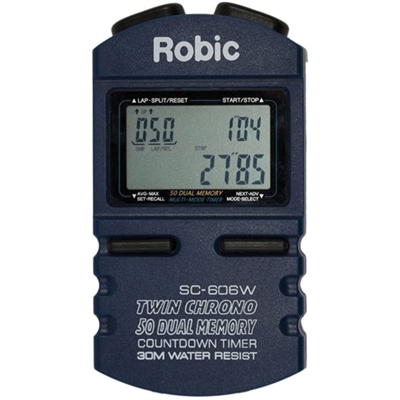 Robic SC-606W 50 Dual Memory Stopwatch