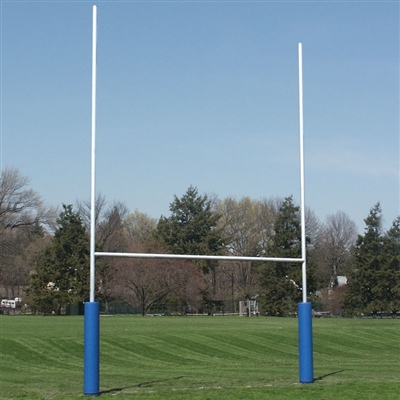 H-Style Football Goal Post Shown in White