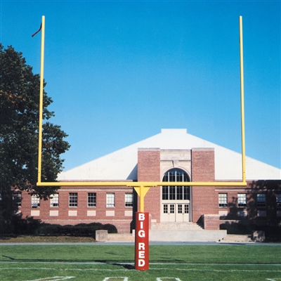"Y" Football Goal Post Shown in Yellow